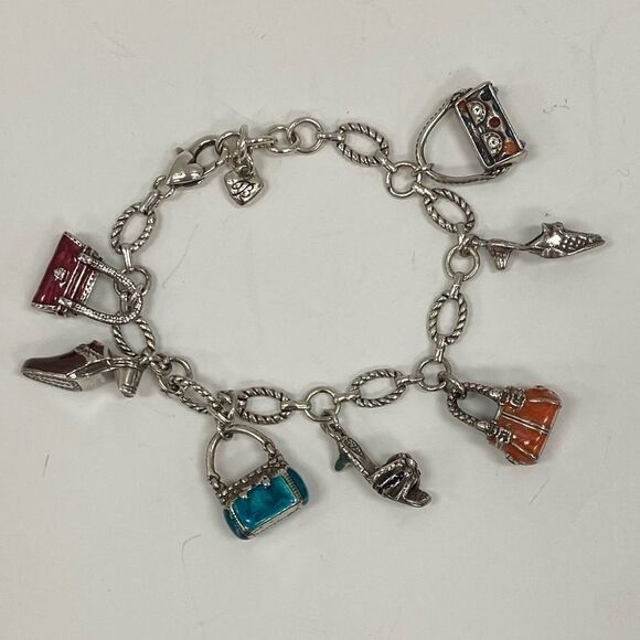 BRIGHTON Day shoe‎ and purse charm bracelet - Picture 7 of 7